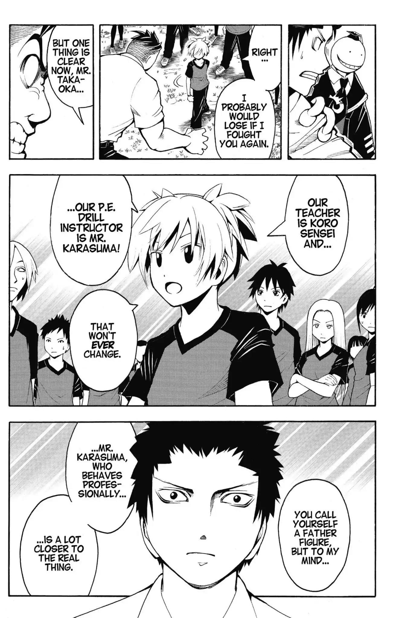 Ansatsu Kyoushitsu Chapter 42 page 7 - Chapter 42: Vol.5 CLASS 42: Time for Doubts