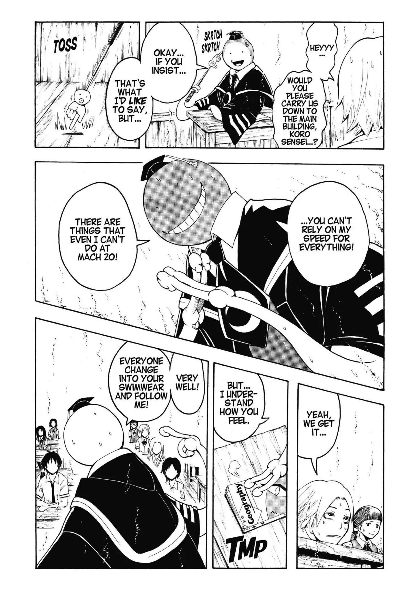 Ansatsu Kyoushitsu Chapter 43 page 4 - Chapter 43: Vol.5 CLASS 43: In the Summertime