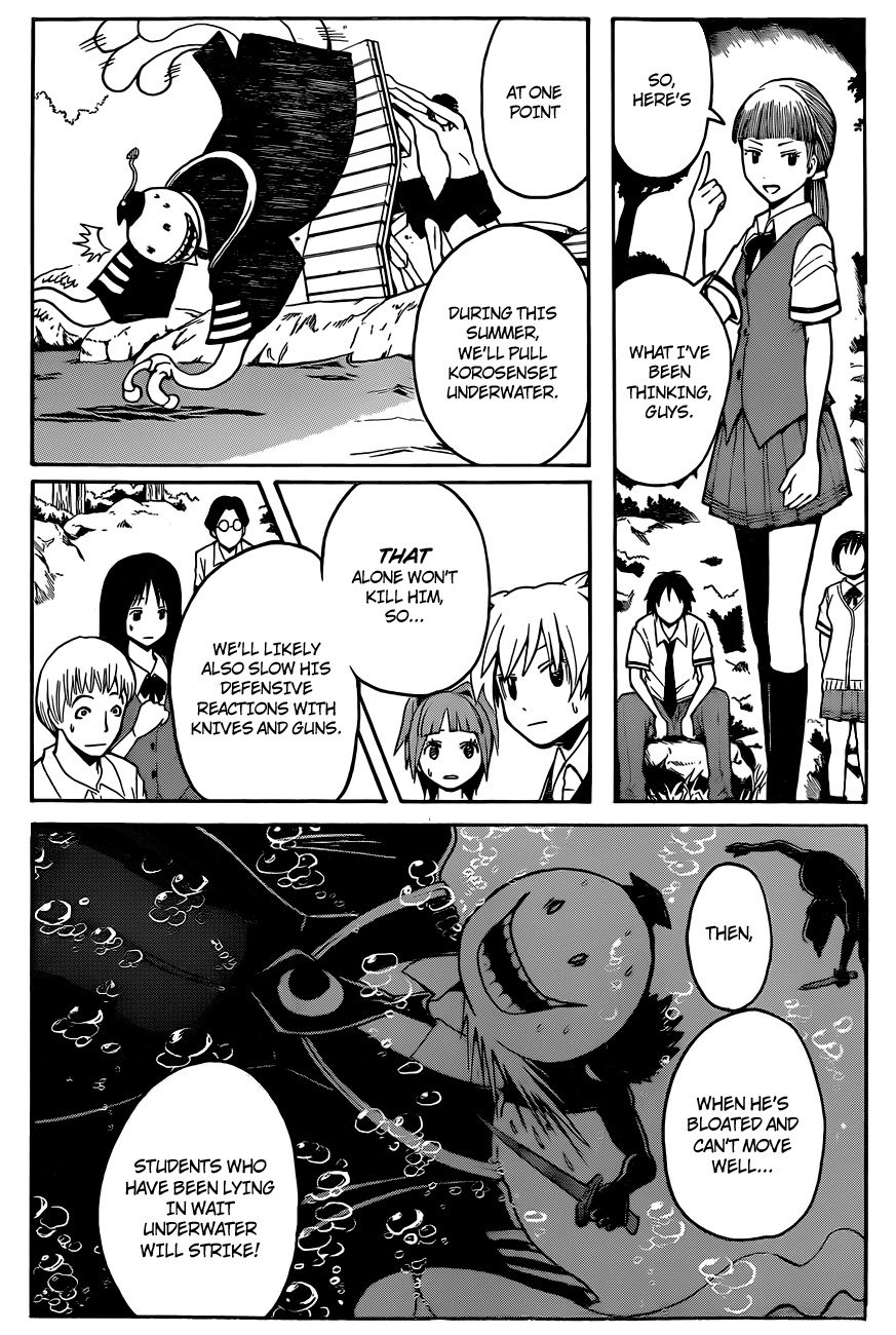 Ansatsu Kyoushitsu Chapter 44 page 3 - Chapter 44 : Drowned Time.