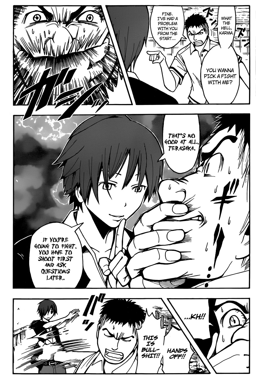 Ansatsu Kyoushitsu Chapter 46 page 17 - Chapter 46 : Terasaka's Time.