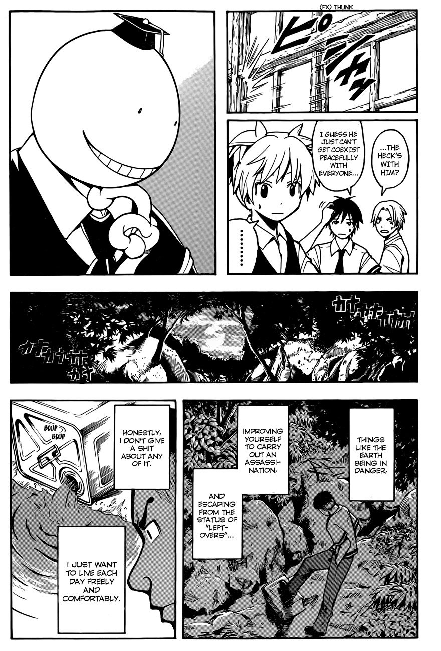 Ansatsu Kyoushitsu Chapter 46 page 18 - Chapter 46 : Terasaka's Time.