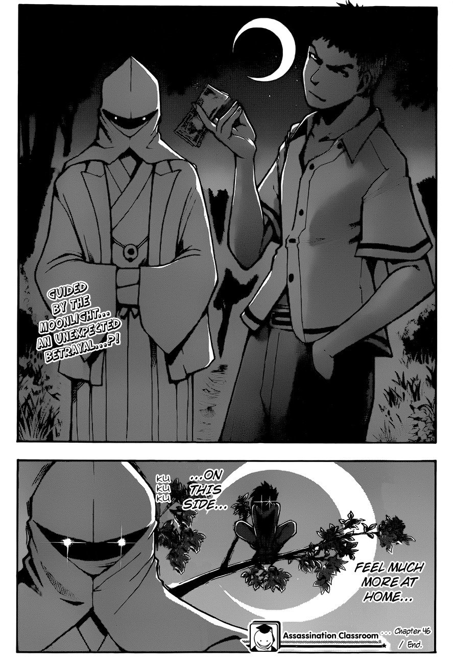 Ansatsu Kyoushitsu Chapter 46 page 20 - Chapter 46 : Terasaka's Time.