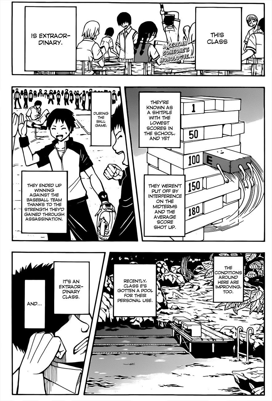 Ansatsu Kyoushitsu Chapter 46 page 4 - Chapter 46 : Terasaka's Time.