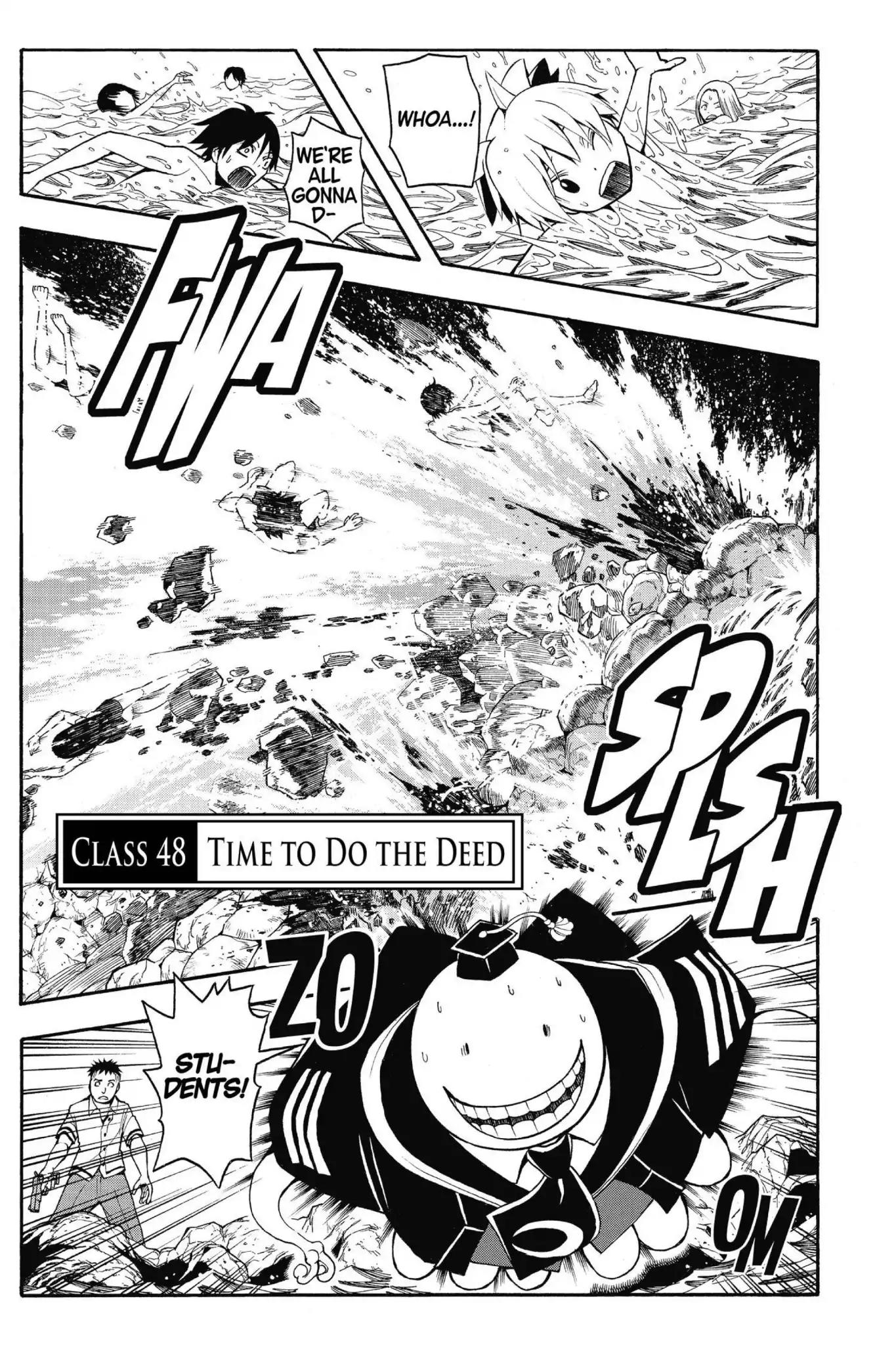 Ansatsu Kyoushitsu Chapter 48 page 1 - Chapter 48: Vol.6 CLASS 48: Time to Do the Deed