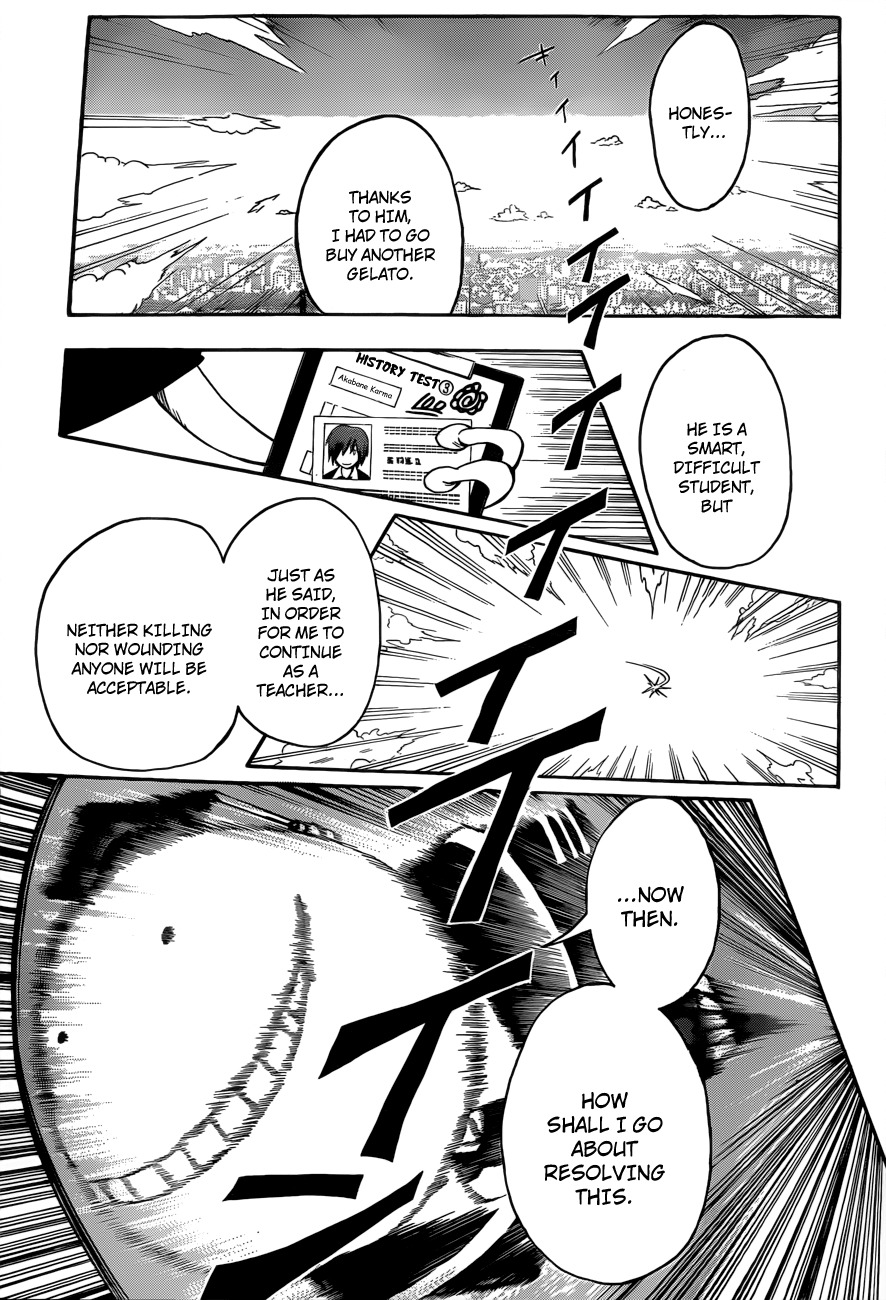 Ansatsu Kyoushitsu Chapter 5 page 10 - Chapter 5 : Karma's time.