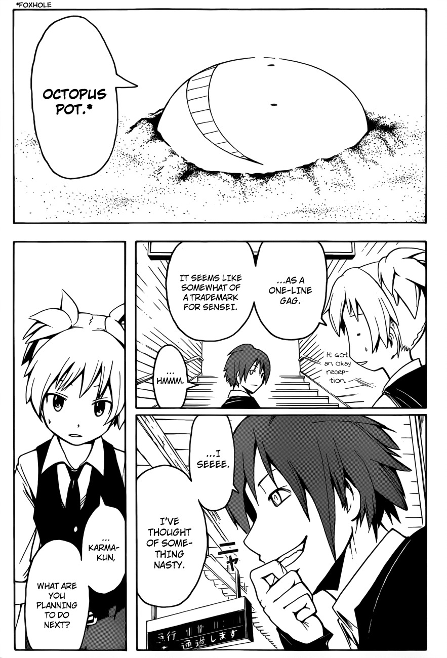 Ansatsu Kyoushitsu Chapter 5 page 14 - Chapter 5 : Karma's time.
