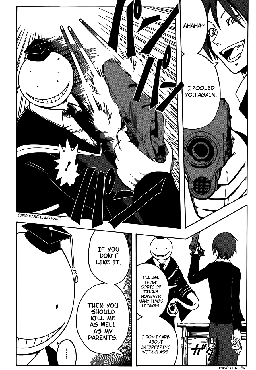 Ansatsu Kyoushitsu Chapter 5 page 7 - Chapter 5 : Karma's time.
