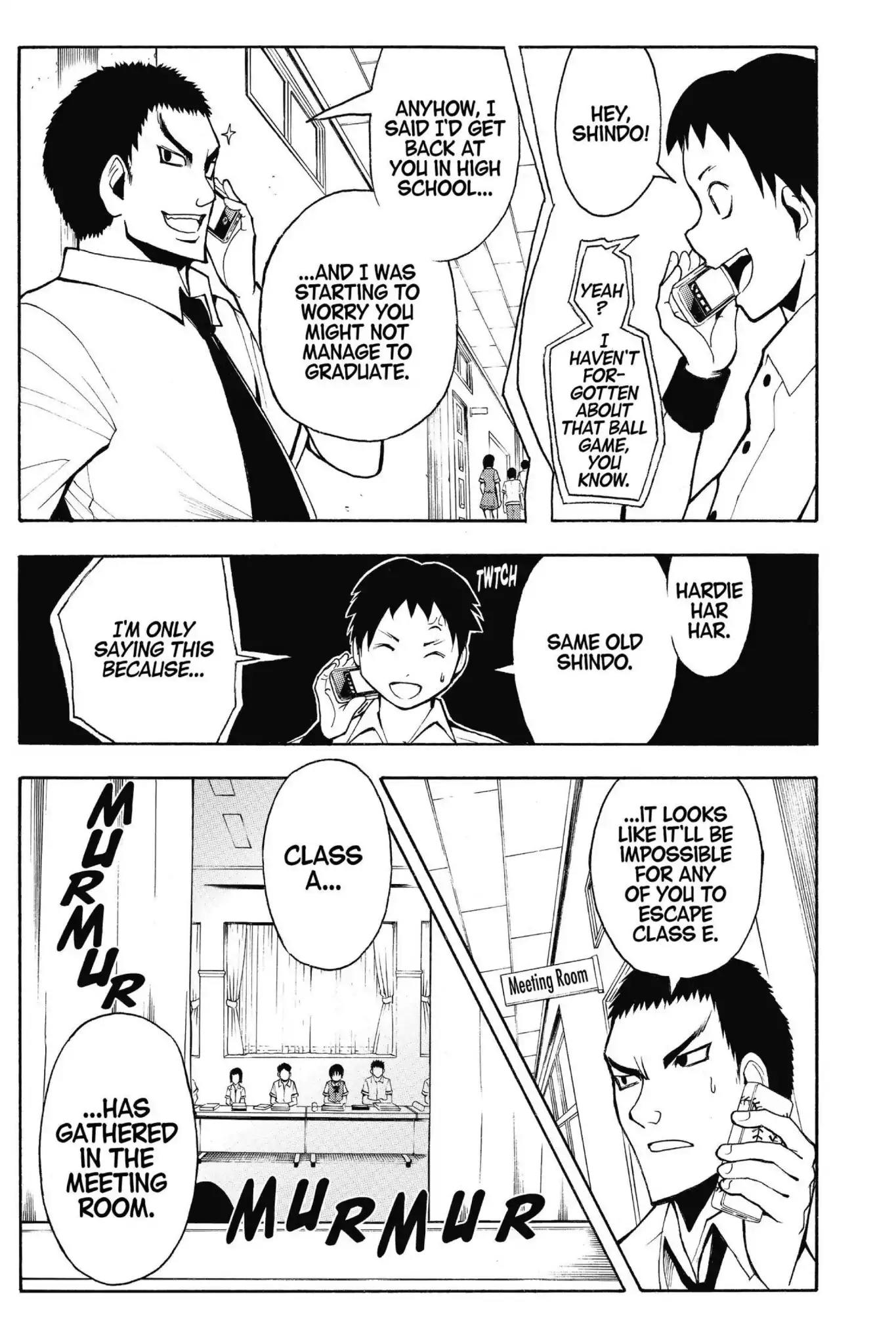 Ansatsu Kyoushitsu Chapter 50 page 14 - Chapter 50: Vol.6 CLASS 50: Final Exam Time