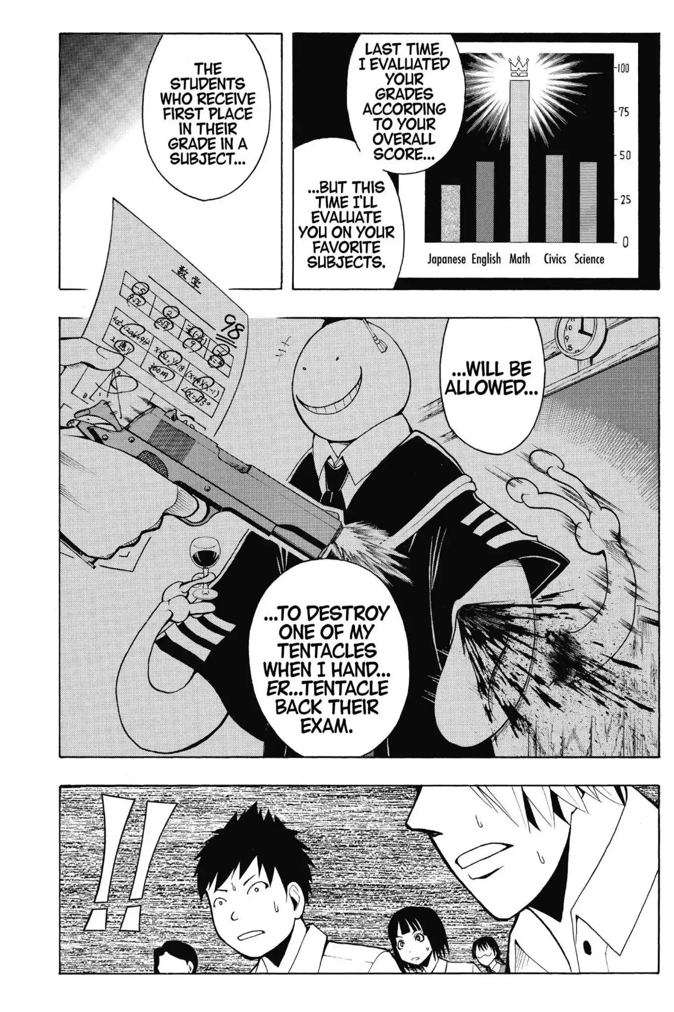 Ansatsu Kyoushitsu Chapter 50 page 9 - Chapter 50: Vol.6 CLASS 50: Final Exam Time