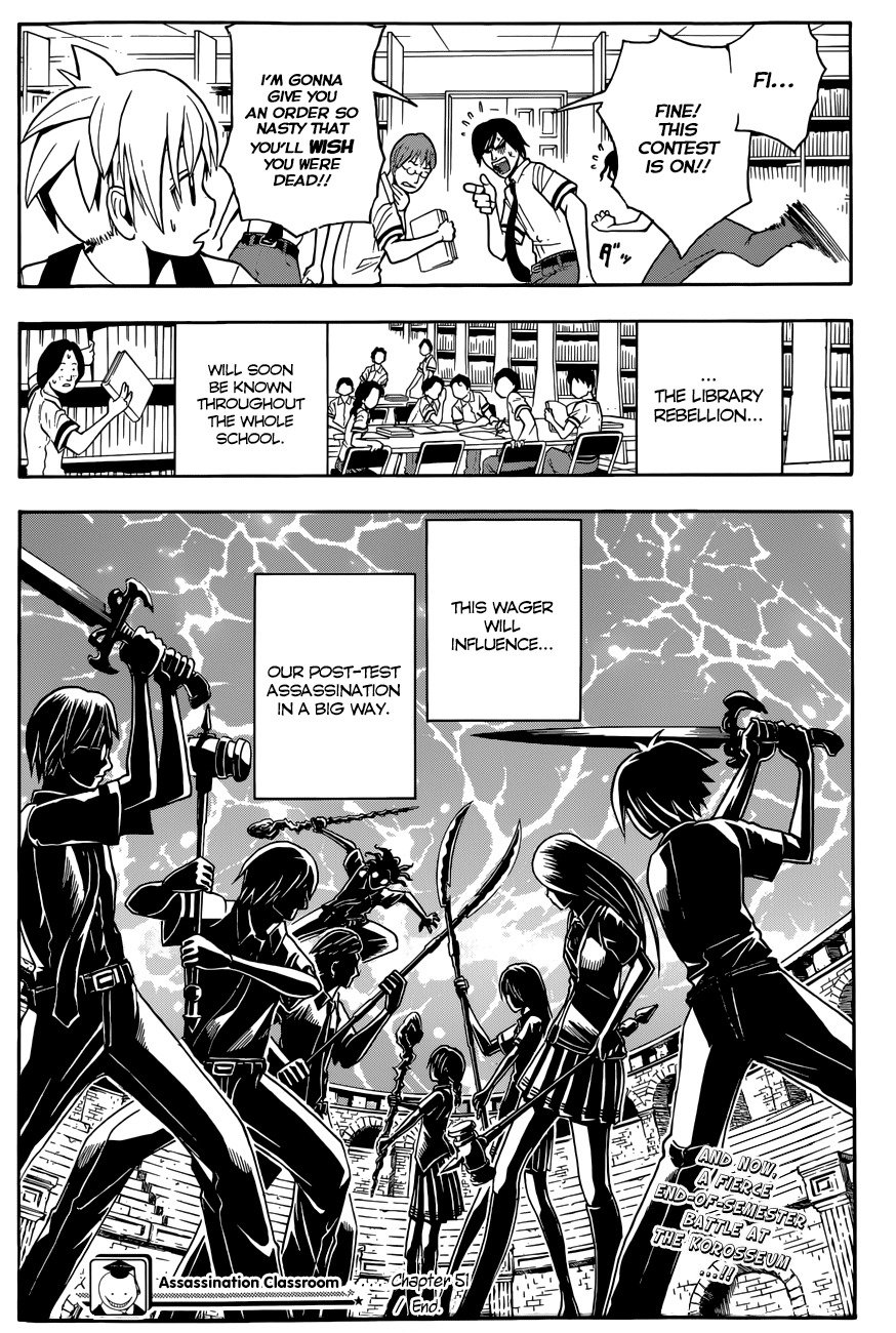 Ansatsu Kyoushitsu Chapter 51 page 20 - Chapter 51 : The Son's Time