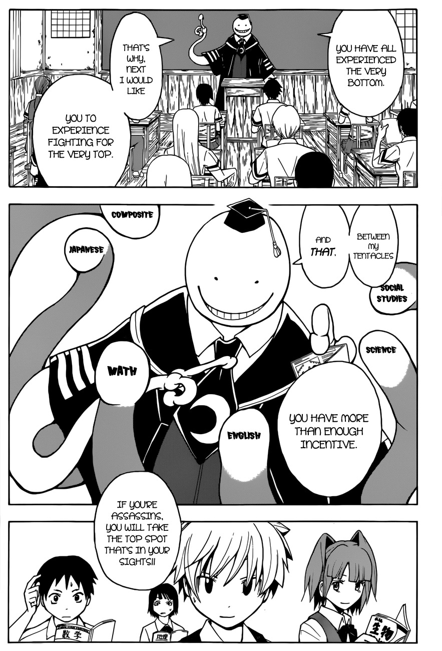 Ansatsu Kyoushitsu Chapter 52 page 11 - Chapter 52 : Time for the Ace