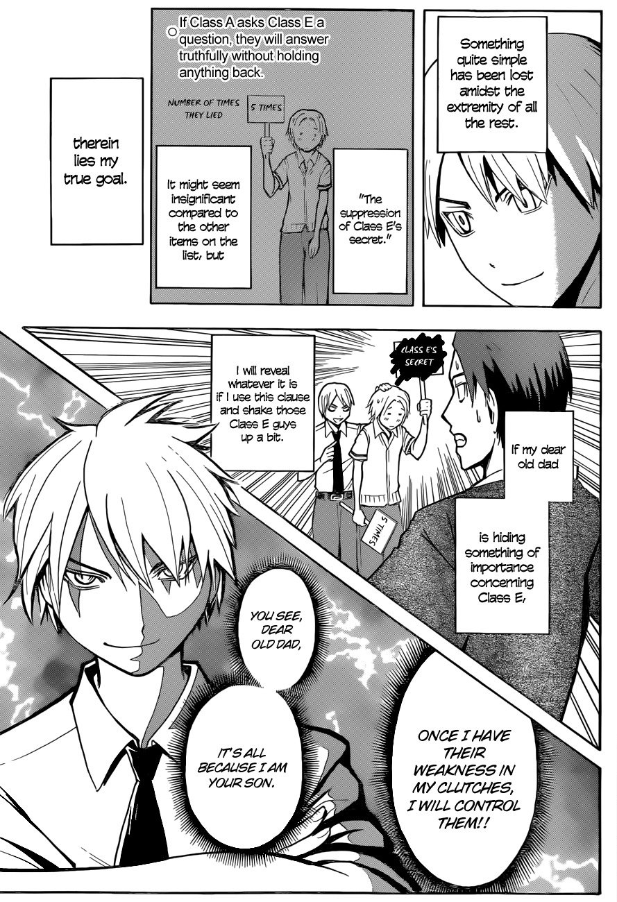 Ansatsu Kyoushitsu Chapter 52 page 14 - Chapter 52 : Time for the Ace