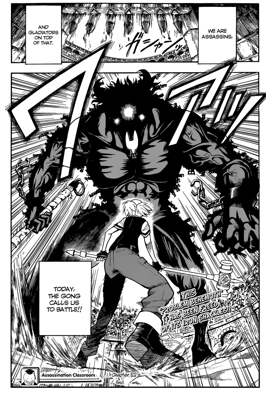Ansatsu Kyoushitsu Chapter 52 page 20 - Chapter 52 : Time for the Ace