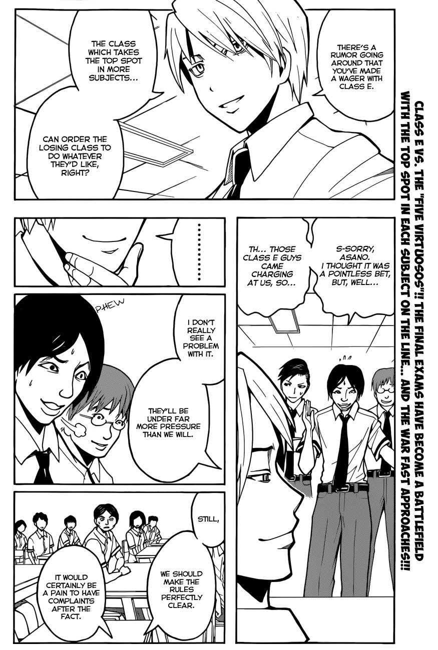 Ansatsu Kyoushitsu Chapter 52 page 3 - Chapter 52 : Time for the Ace