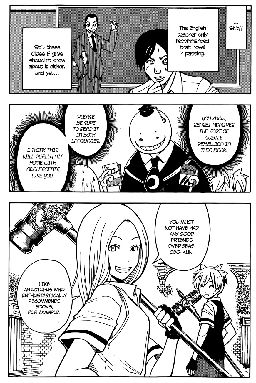Ansatsu Kyoushitsu Chapter 53 page 10 - Chapter 53 : Time For Five Subjects