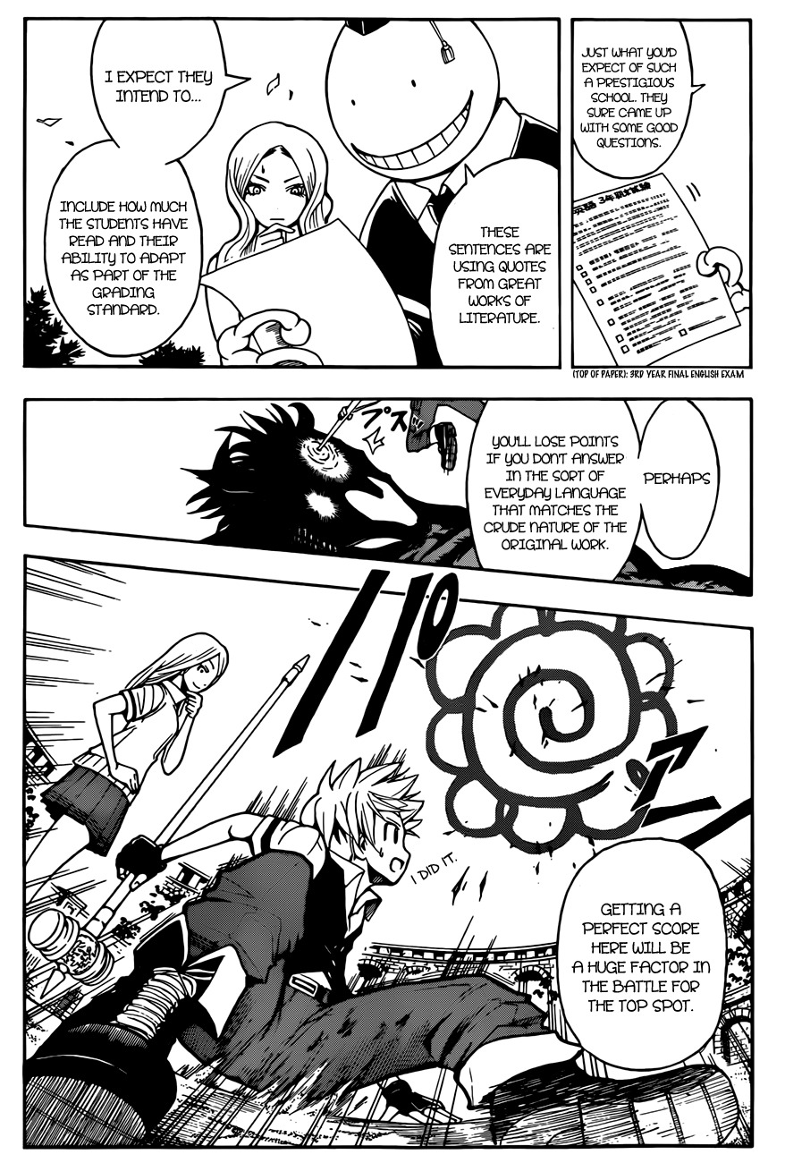 Ansatsu Kyoushitsu Chapter 53 page 9 - Chapter 53 : Time For Five Subjects