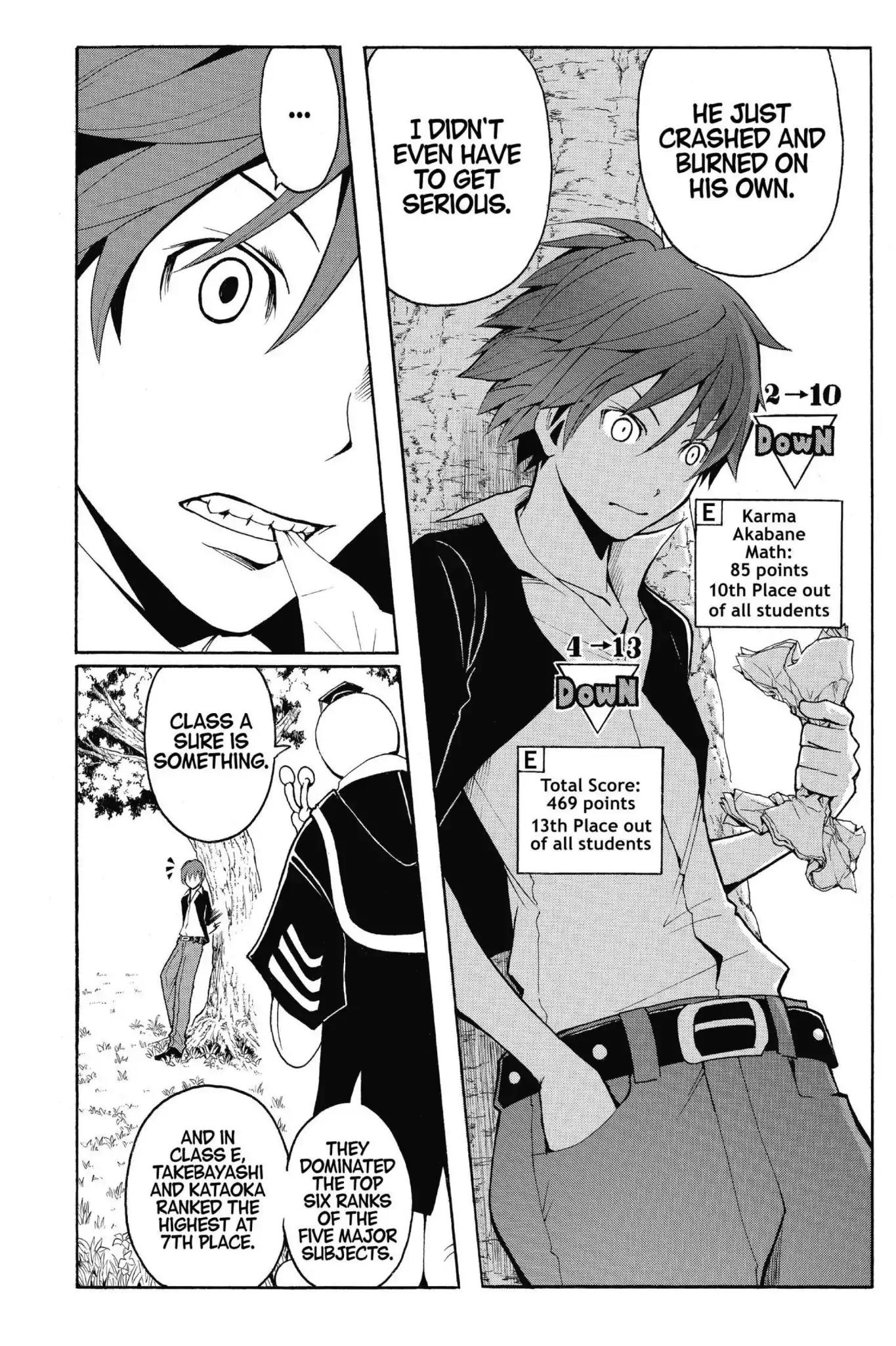 Ansatsu Kyoushitsu Chapter 54 page 10 - Chapter 54: Vol.7 CLASS 54: Time for Setbacks