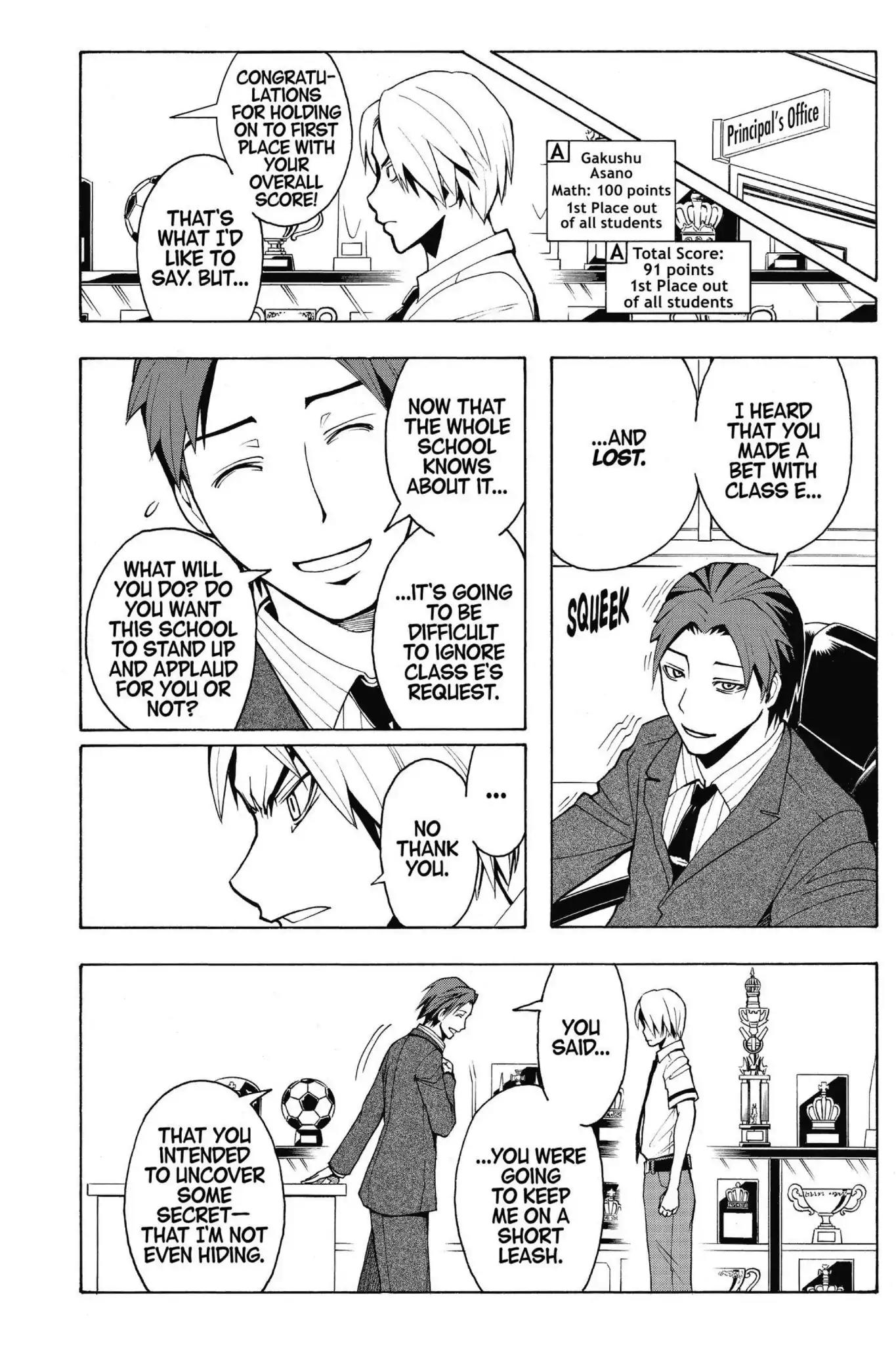 Ansatsu Kyoushitsu Chapter 54 page 12 - Chapter 54: Vol.7 CLASS 54: Time for Setbacks