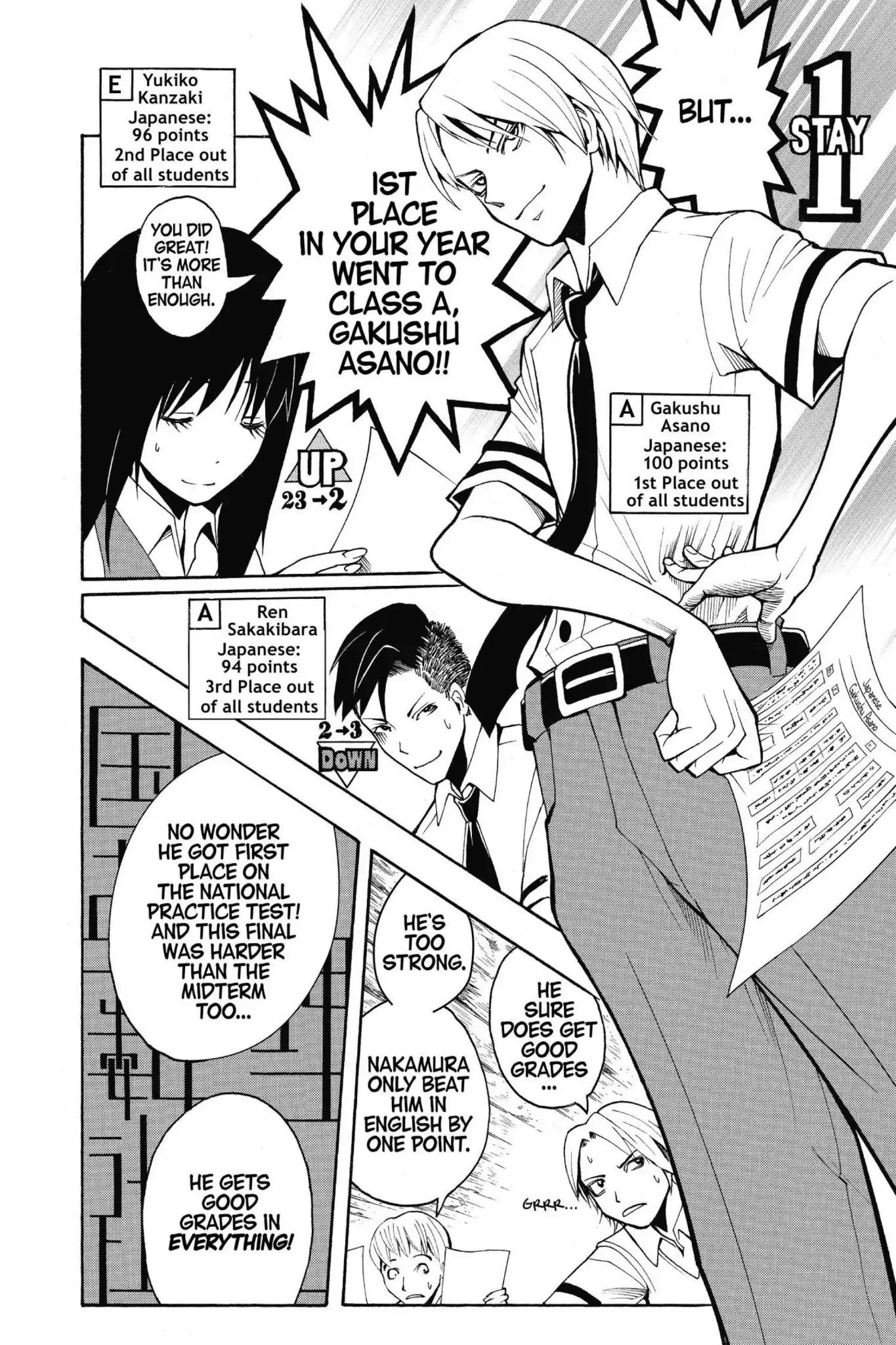 Ansatsu Kyoushitsu Chapter 54 page 4 - Chapter 54: Vol.7 CLASS 54: Time for Setbacks