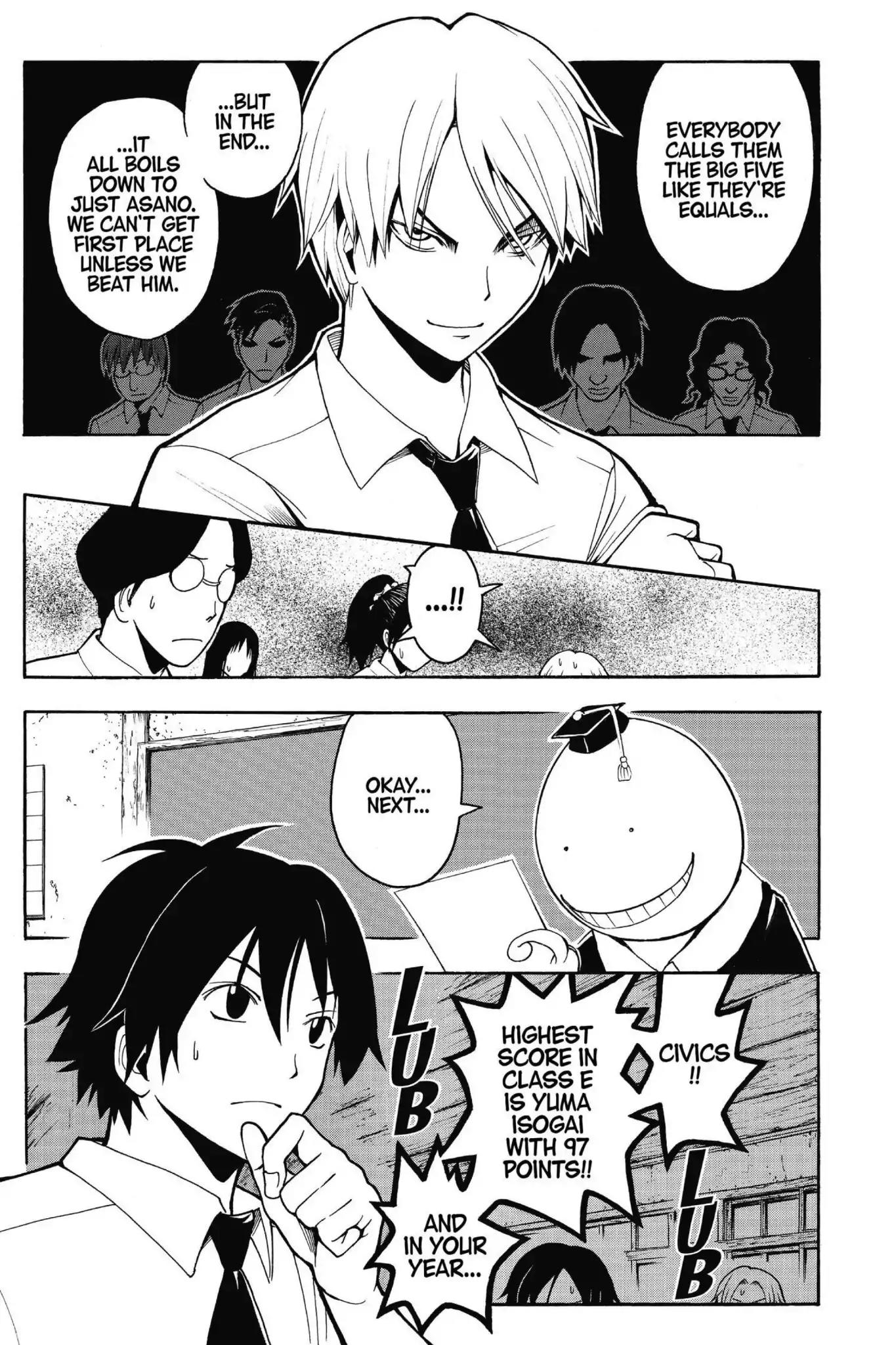 Ansatsu Kyoushitsu Chapter 54 page 5 - Chapter 54: Vol.7 CLASS 54: Time for Setbacks