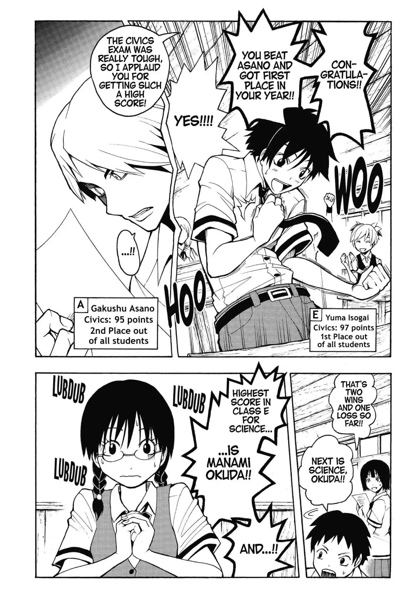 Ansatsu Kyoushitsu Chapter 54 page 6 - Chapter 54: Vol.7 CLASS 54: Time for Setbacks