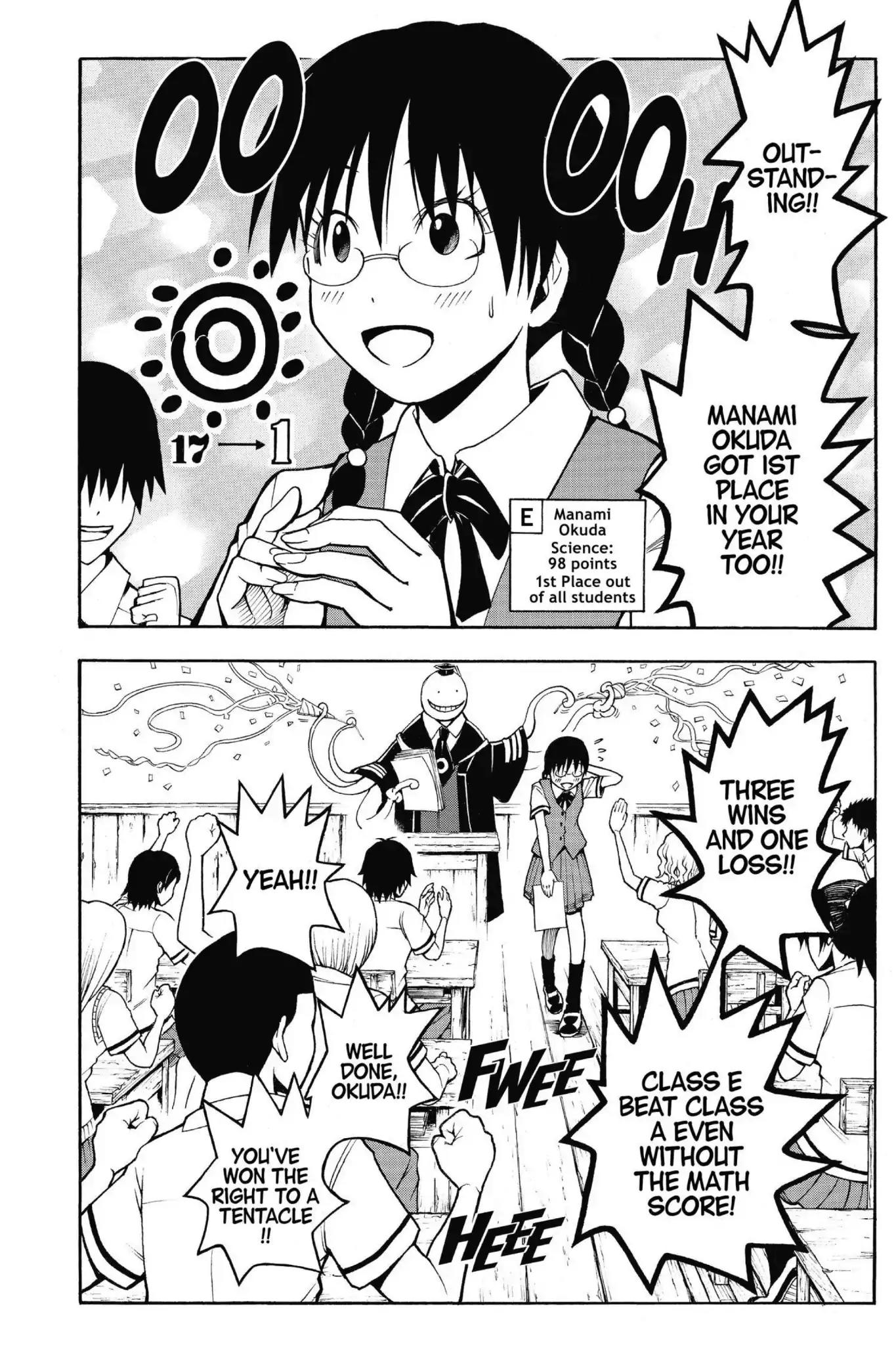 Ansatsu Kyoushitsu Chapter 54 page 8 - Chapter 54: Vol.7 CLASS 54: Time for Setbacks