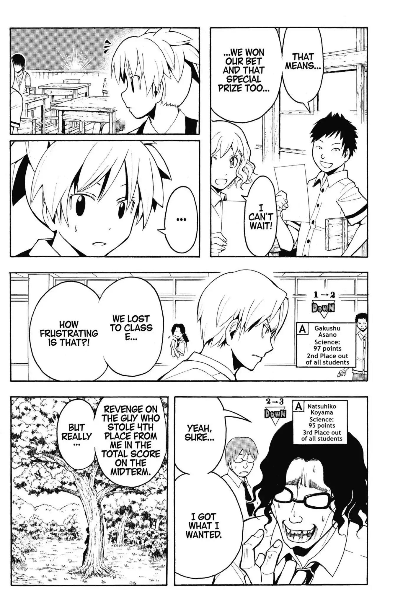 Ansatsu Kyoushitsu Chapter 54 page 9 - Chapter 54: Vol.7 CLASS 54: Time for Setbacks