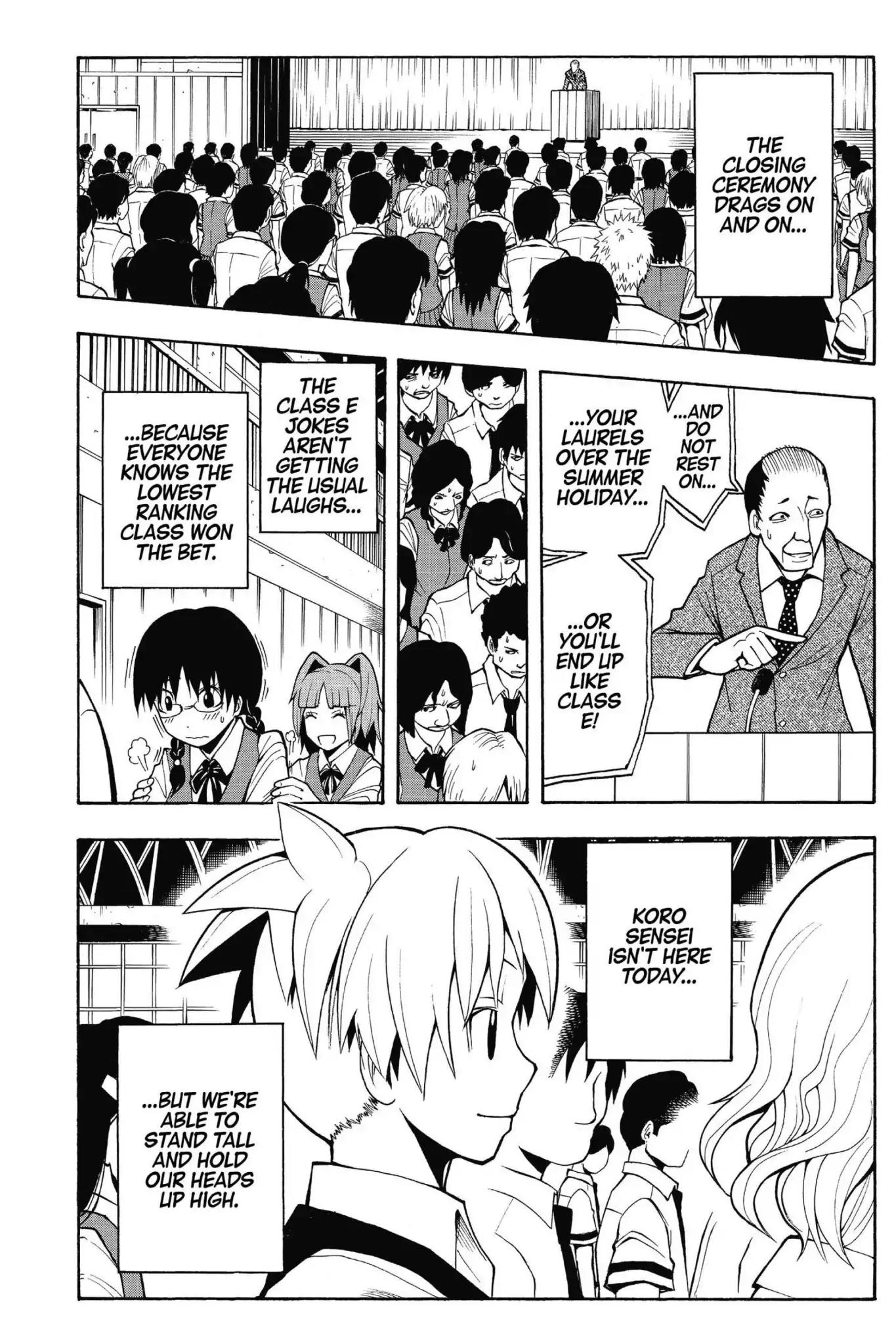 Ansatsu Kyoushitsu Chapter 55 page 10 - Chapter 55: Vol.7 CLASS 55: Time for Vacation