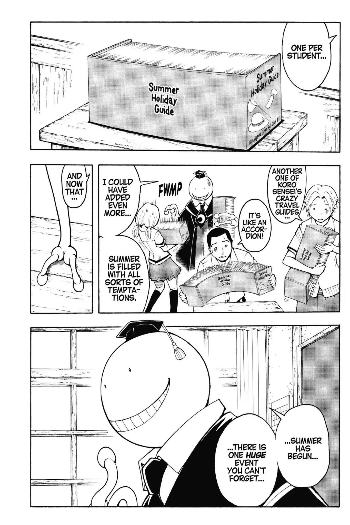 Ansatsu Kyoushitsu Chapter 55 page 12 - Chapter 55: Vol.7 CLASS 55: Time for Vacation