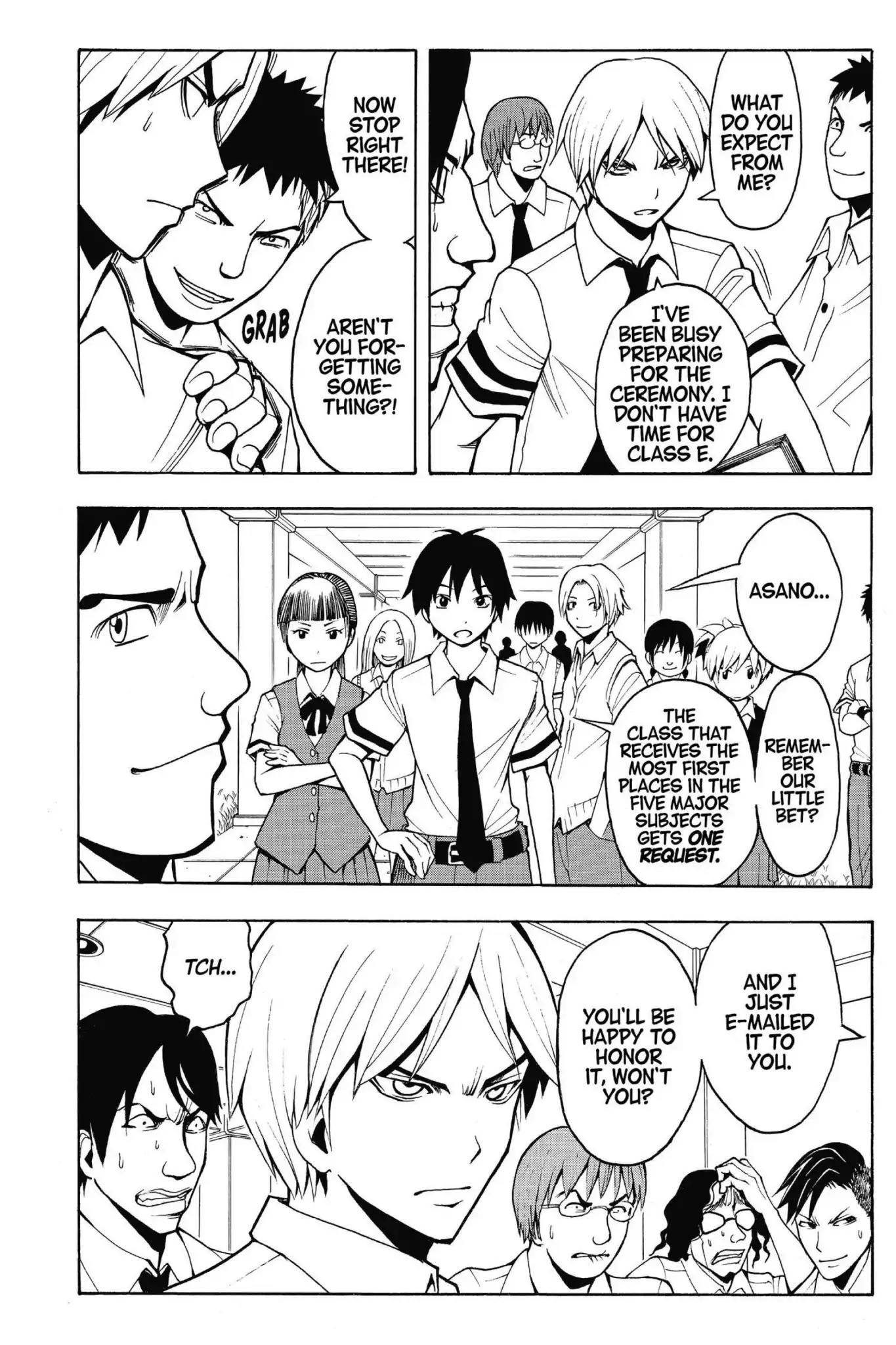 Ansatsu Kyoushitsu Chapter 55 page 4 - Chapter 55: Vol.7 CLASS 55: Time for Vacation