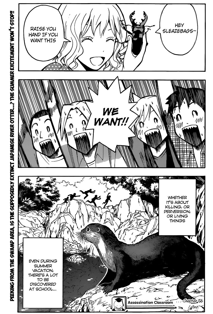 Ansatsu Kyoushitsu Chapter 56 page 20 - Chapter 56 : Time for the Living.