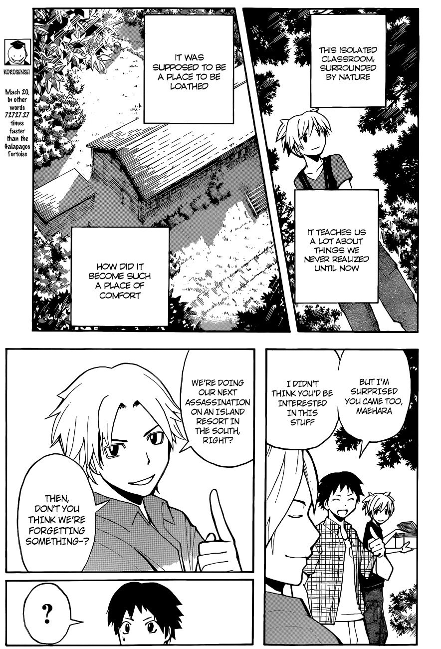 Ansatsu Kyoushitsu Chapter 56 page 4 - Chapter 56 : Time for the Living.
