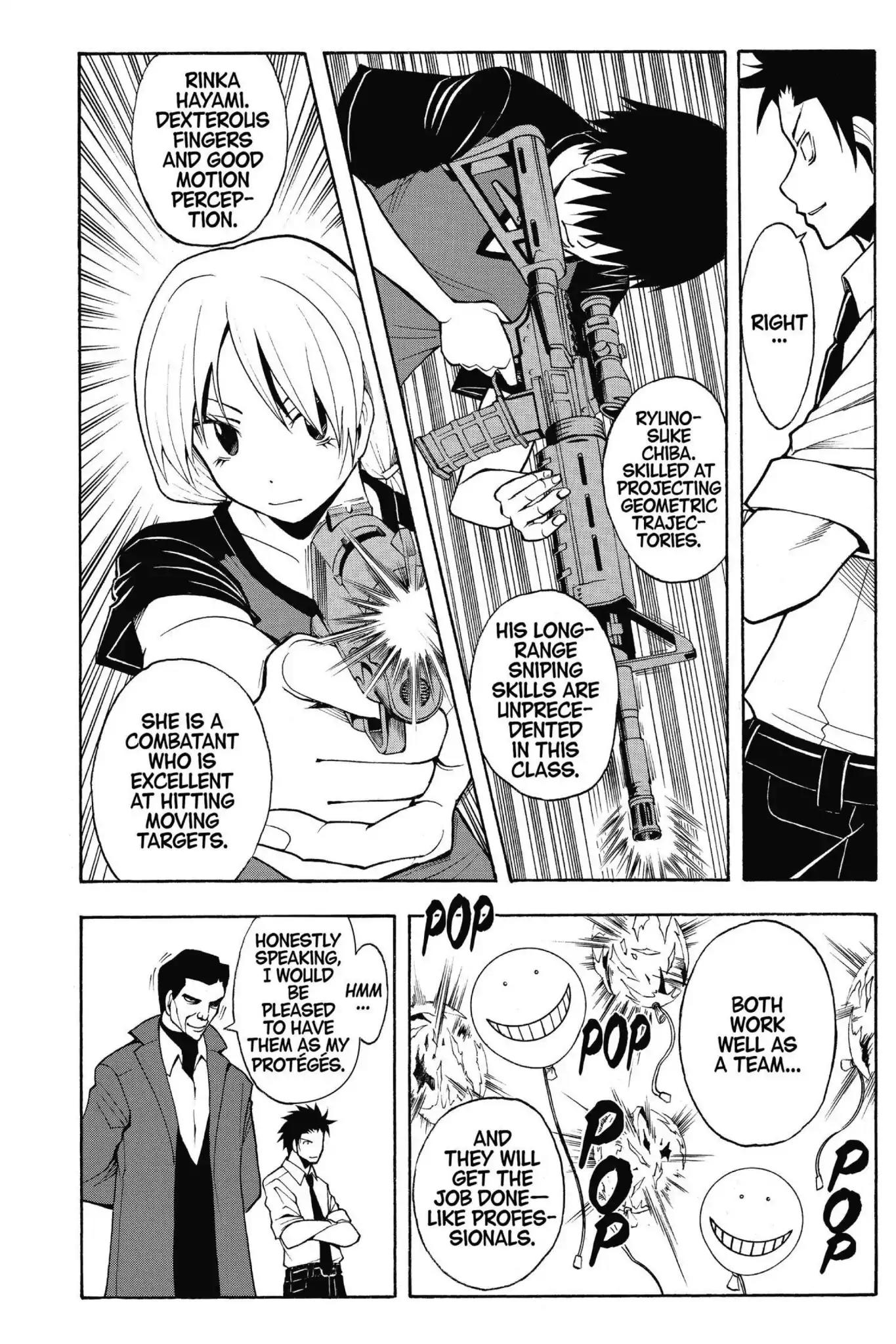 Ansatsu Kyoushitsu Chapter 57 page 10 - Chapter 57: Vol.7 CLASS 57: Plotting and Planning Time