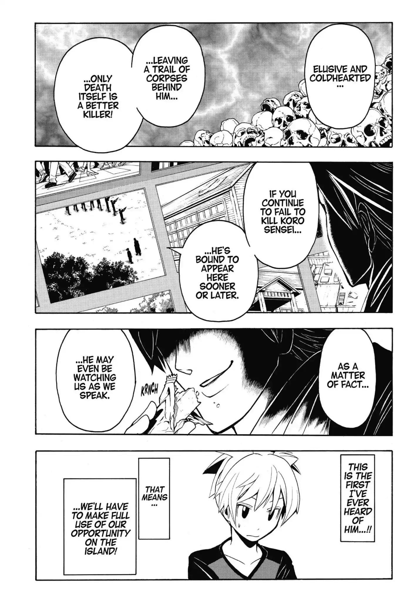 Ansatsu Kyoushitsu Chapter 57 page 18 - Chapter 57: Vol.7 CLASS 57: Plotting and Planning Time
