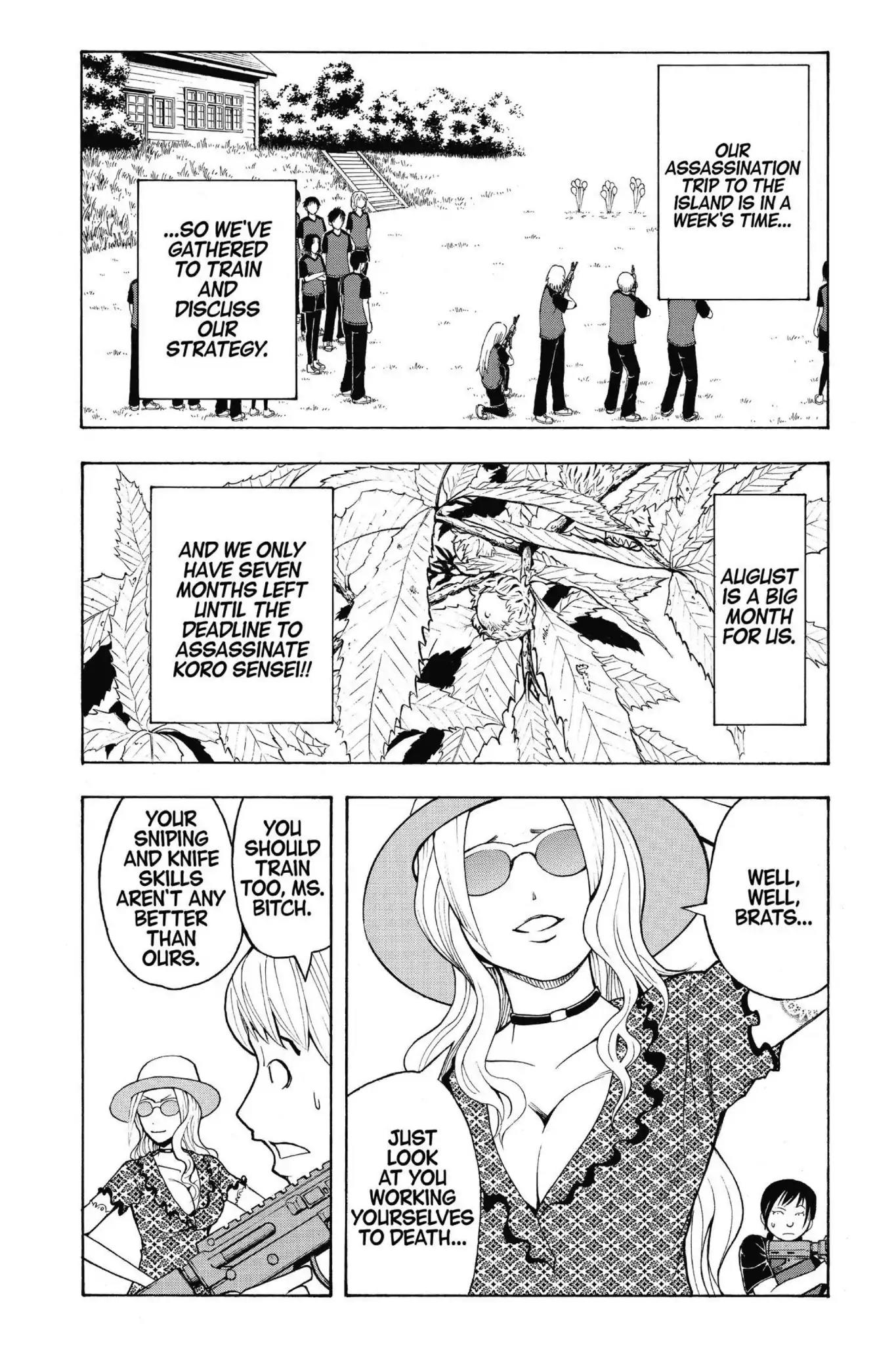 Ansatsu Kyoushitsu Chapter 57 page 2 - Chapter 57: Vol.7 CLASS 57: Plotting and Planning Time
