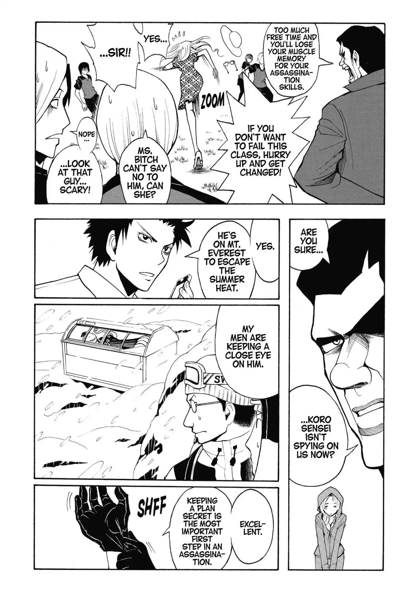 Ansatsu Kyoushitsu Chapter 57 page 4 - Chapter 57: Vol.7 CLASS 57: Plotting and Planning Time