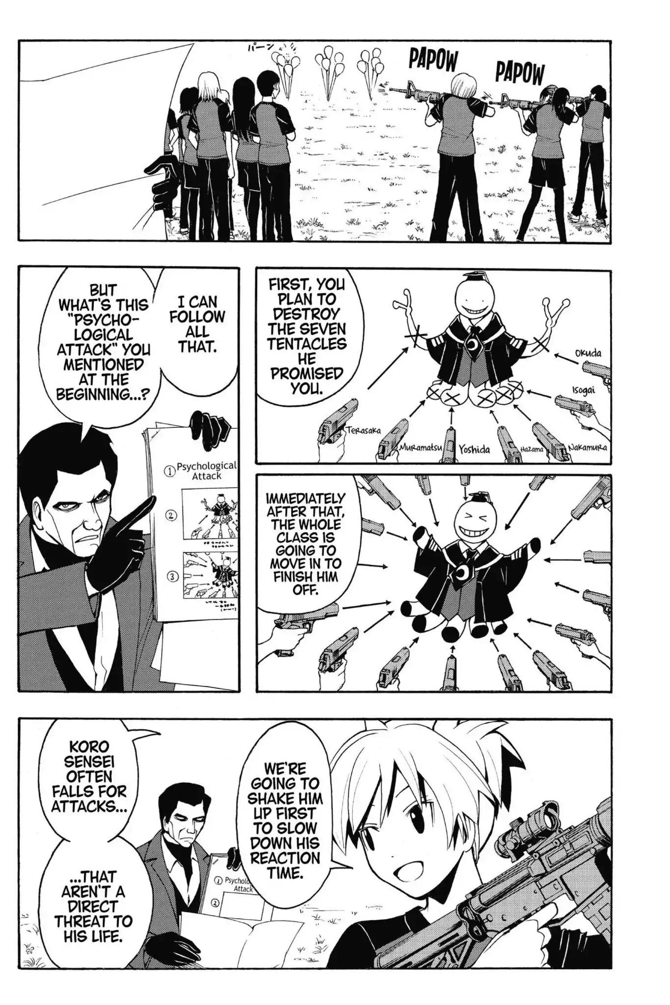 Ansatsu Kyoushitsu Chapter 57 page 7 - Chapter 57: Vol.7 CLASS 57: Plotting and Planning Time