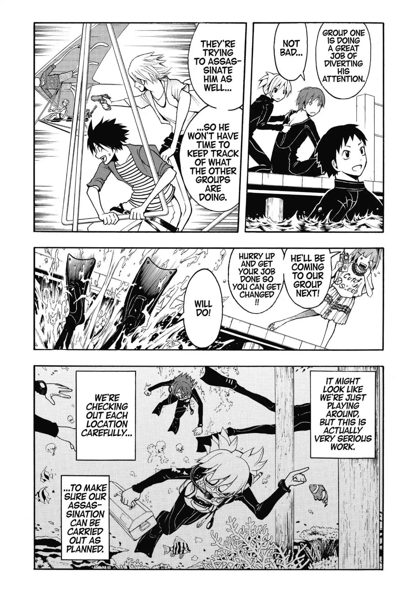 Ansatsu Kyoushitsu Chapter 58 page 6 - Chapter 58: Vol.7 CLASS 58: On Island Time