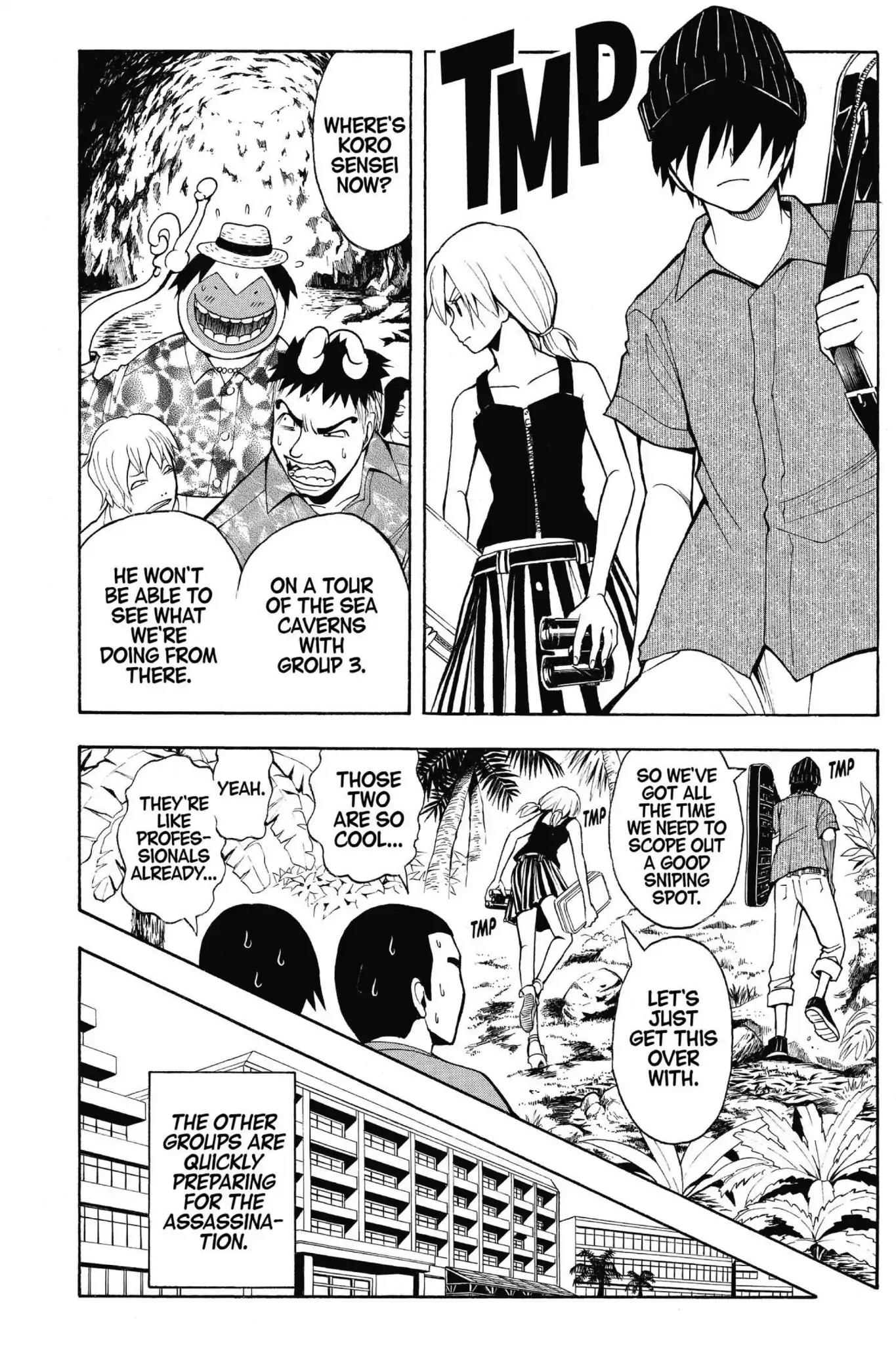 Ansatsu Kyoushitsu Chapter 58 page 8 - Chapter 58: Vol.7 CLASS 58: On Island Time