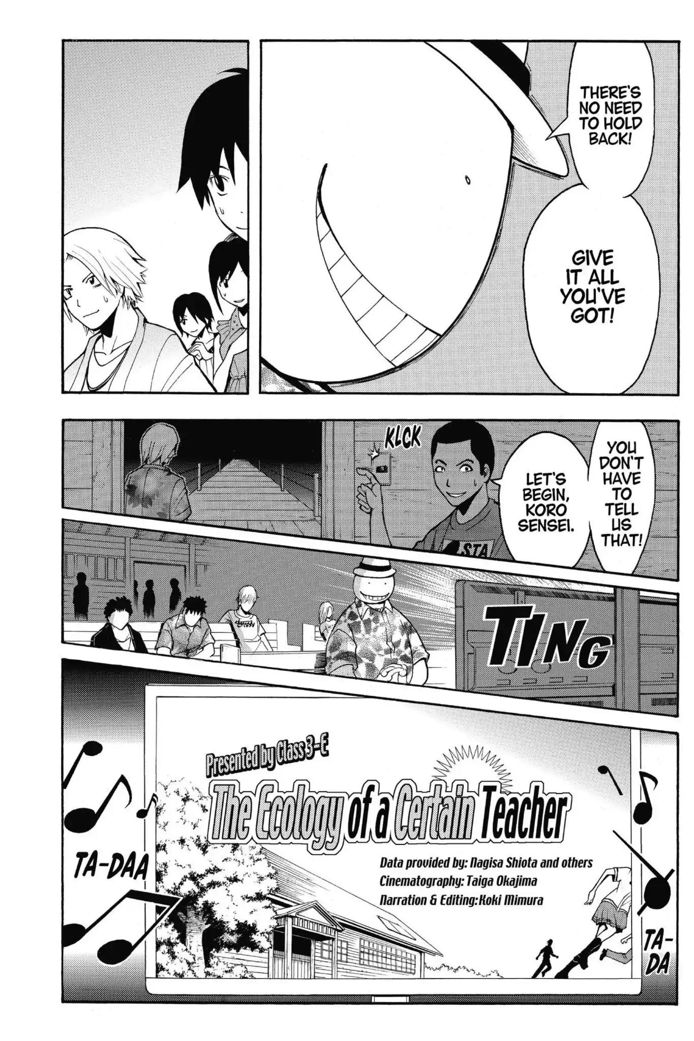Ansatsu Kyoushitsu Chapter 59 page 4 - Chapter 59: Vol.7 CLASS 59: Time to Take Action