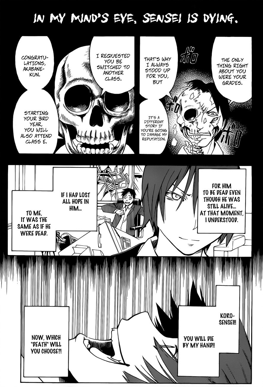 Ansatsu Kyoushitsu Chapter 6 page 14 - Chapter 6 : Time to Choose