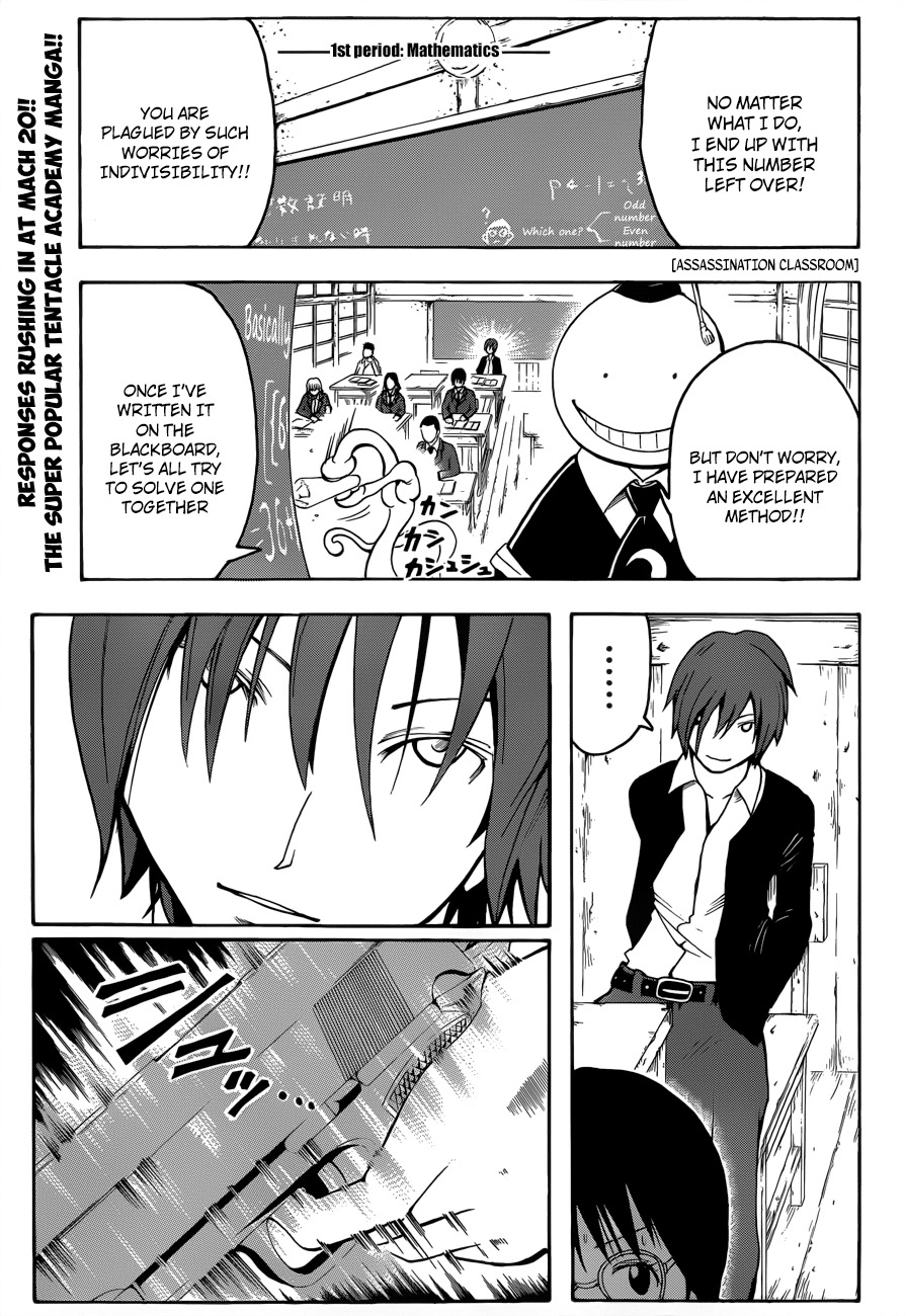 Ansatsu Kyoushitsu Chapter 6 page 2 - Chapter 6 : Time to Choose