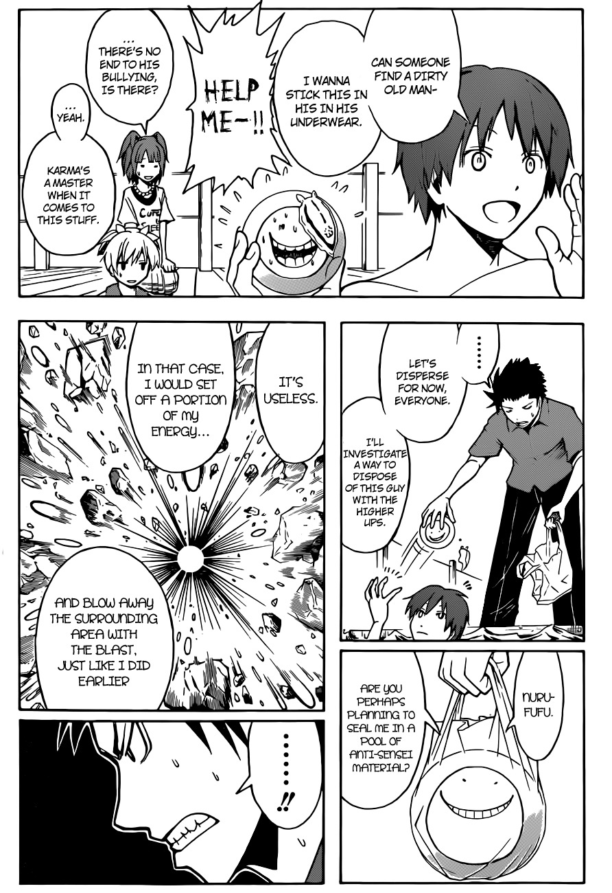 Ansatsu Kyoushitsu Chapter 60 page 11 - Chapter 60 : Time For an Unusual Event