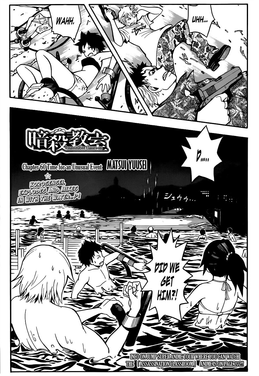 Ansatsu Kyoushitsu Chapter 60 page 2 - Chapter 60 : Time For an Unusual Event