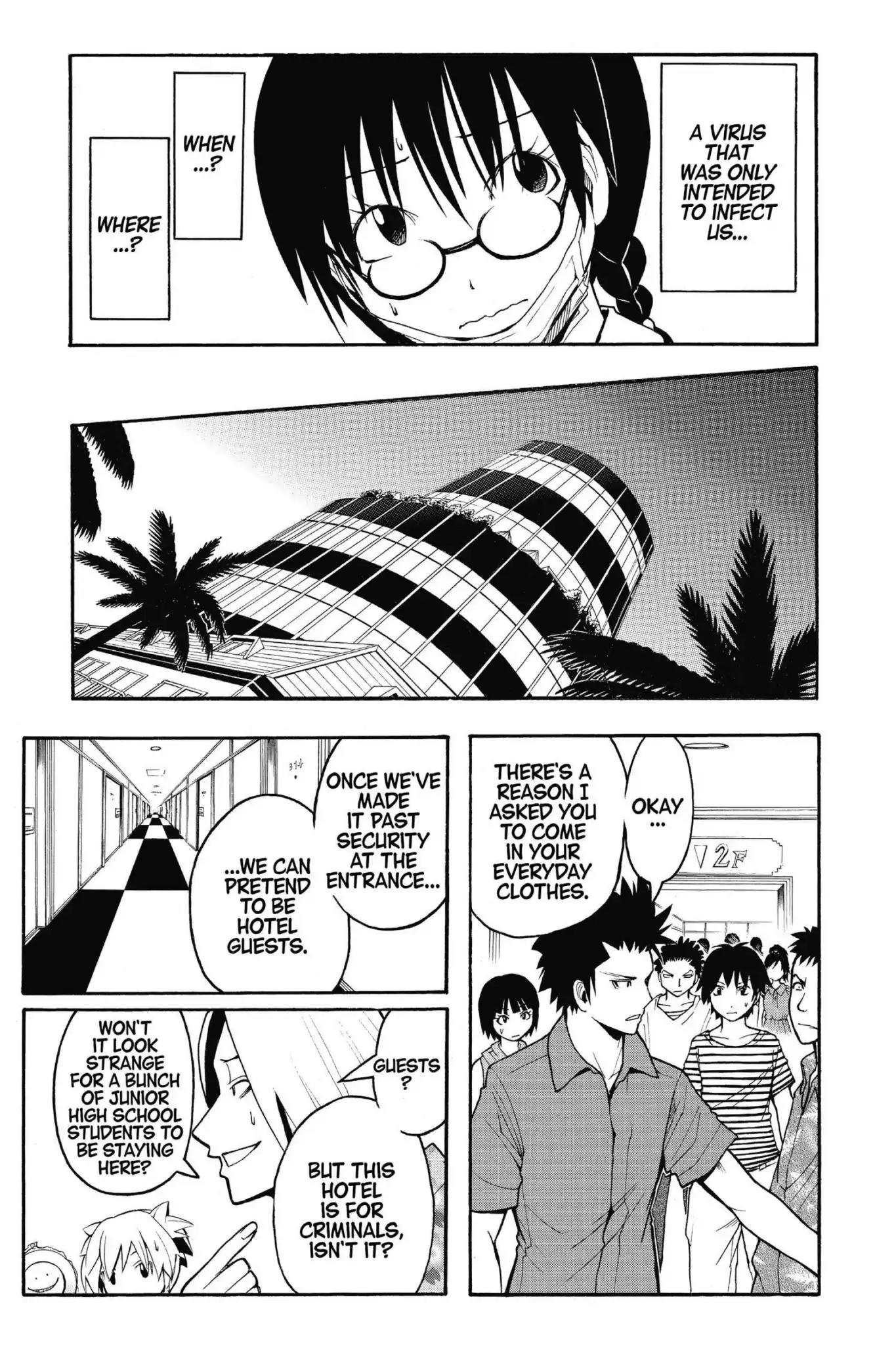 Ansatsu Kyoushitsu Chapter 63 page 3 - Chapter 63: Vol.8 CLASS 63: Time for a Chaperone