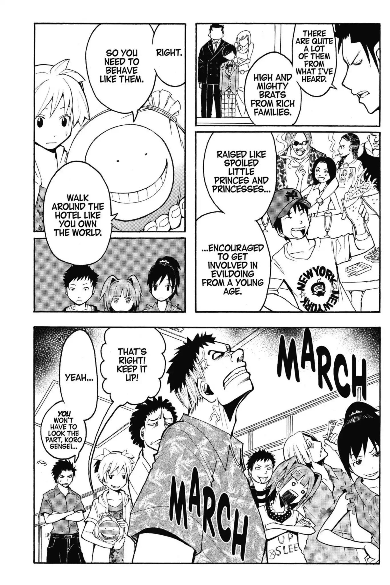 Ansatsu Kyoushitsu Chapter 63 page 4 - Chapter 63: Vol.8 CLASS 63: Time for a Chaperone