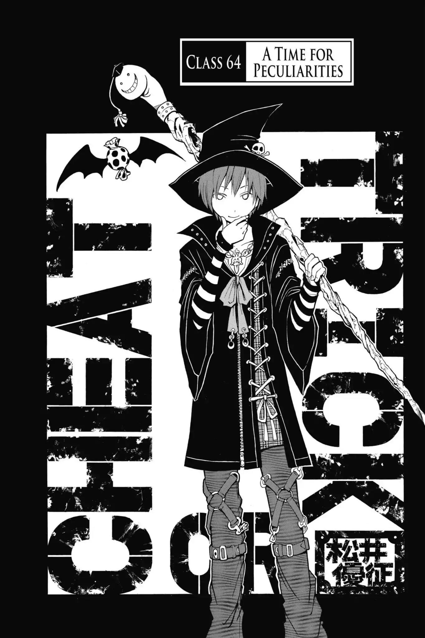 Ansatsu Kyoushitsu Chapter 64 page 1 - Chapter 64: Vol.8 CLASS 64: A Time for Peculiarities