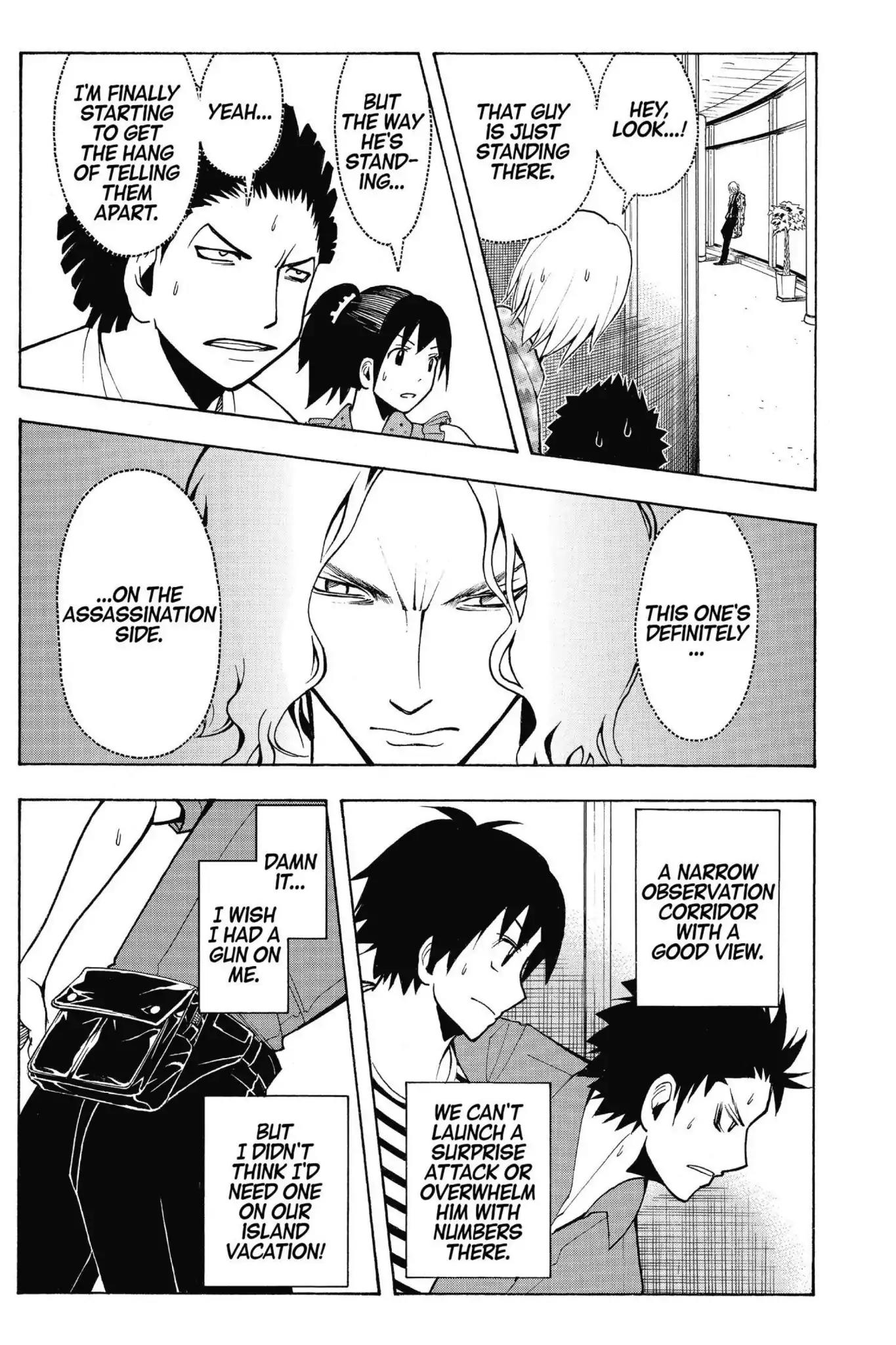 Ansatsu Kyoushitsu Chapter 64 page 11 - Chapter 64: Vol.8 CLASS 64: A Time for Peculiarities