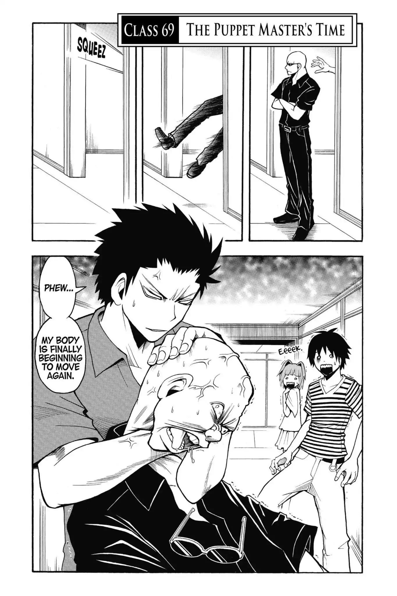 Ansatsu Kyoushitsu Chapter 69 page 1 - Chapter 69: Vol.8 CLASS 69: The Puppet Master's Time