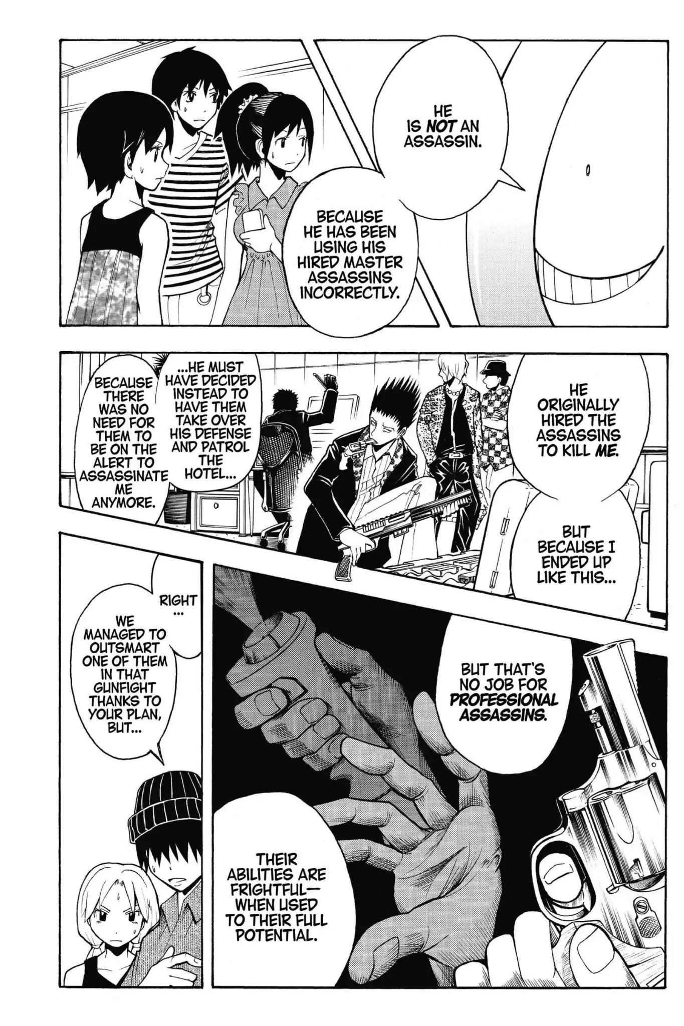 Ansatsu Kyoushitsu Chapter 69 page 4 - Chapter 69: Vol.8 CLASS 69: The Puppet Master's Time